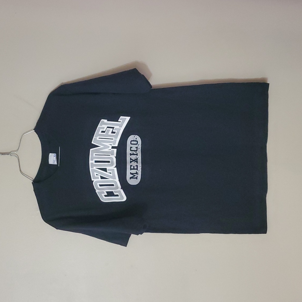 Cozumel Mexico T Shirt Spellout Center Graphic Size M Travel Destination #2127